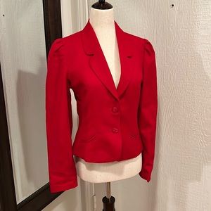 Vintage Red Blazer